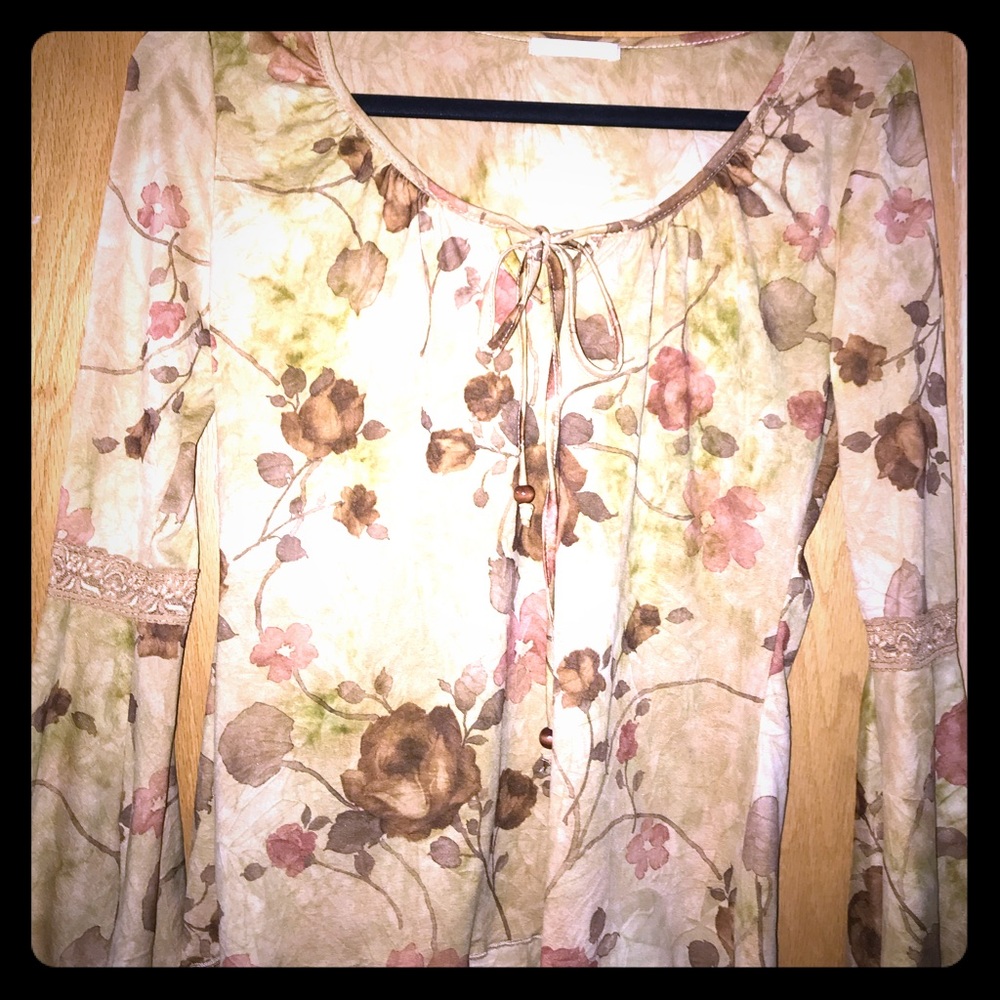 3 For $15 Forever 21 Floral Long Sleeve Top